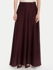 Rinascimento Spódnica trapezowa CFC0125080003 Bordowy Regular Fit. Czerwone spódnice damskie Rinascimento, xl, bez wzorów, z syntetyku. Za 599.99 zł.