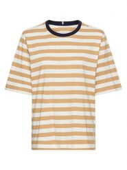 Camel Active Koszulka w kolorze jasnobrązowym rozmiar: XL. Brązowe bluzki damskie Camel Active, xl, bez wzorów, z bawełny, bez kołnierzyka, bez ramiączek. Za 96.37 zł.