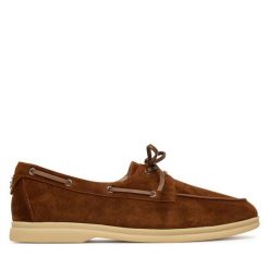 Mokasyny Coccinelle. Brązowe mokasyny damskie Coccinelle, bez obcasa. Za 889.99 zł.