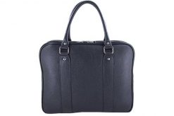 Aktówka skórzana BARBERINI'S czarna 602-1. Czarne aktówki damskie Barberinis, ze skóry. Za 449.99 zł.