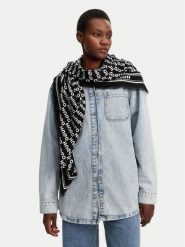 HUGO Chusta Alycia 50517680 Czarny. Czarne chusty damskie Hugo, bez wzorów, z materiału. Za 259.99 zł.