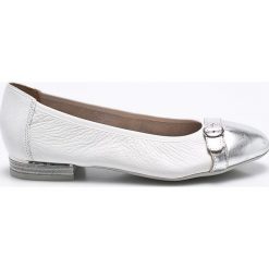 Caprice - Baleriny. Szare balerinki damskie Caprice, z materiału. W wyprzedaży za 179.90 zł.