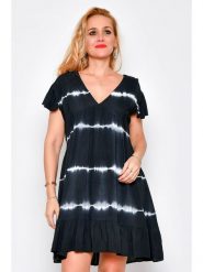 Tarifa Sukienka w kolorze granatowym rozmiar: M. Niebieskie sukienki damskie Tarifa, bez wzorów, z wiskozy, bez ramiączek. Za 83.81 zł.