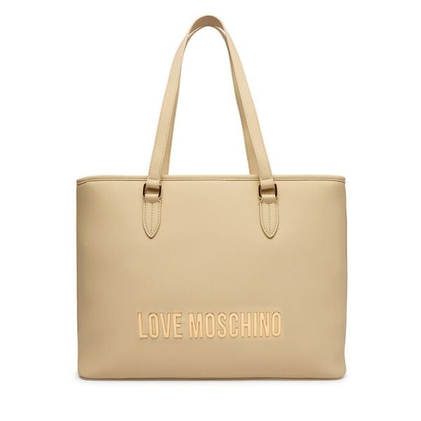 Torebka LOVE MOSCHINO. Brązowe shopper bag Love Moschino, bez dodatków. Za 1,049.00 zł.