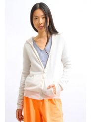 AUTHENTIC CASHMERE Kaszmirowy kardigan "Colombis" w kolorze białym rozmiar: L. Białe kardigany damskie AUTHENTIC CASHMERE, l, bez wzorów, z kaszmiru. Za 363.56 zł.