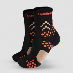 Skarpetki unisex bieganie oddychające Pulse. Czarne skarpetki damskie GYMBEAM, bez wzorów, z elastanu. Za 21.90 zł.