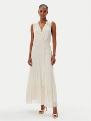 Haveone Sukienka letnia AFF-N005 Écru Loose Fit. Sukienki damskie Haveone, bez wzorów, z jedwabiu, bez ramiączek. Za 389.99 zł.