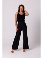 Be Wear Spodnie w kolorze czarnym rozmiar: L. Czarne spodnie materiałowe damskie Be Wear, bez wzorów, z materiału. Za 158.10 zł.