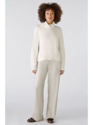 Oui Sweter w kolorze kremowym rozmiar: 38. Brązowe golfy damskie Oui, bez kołnierzyka. Za 171.28 zł.