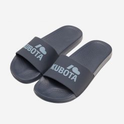 Klapki Kubota Granatowe. Klapki damskie Kubota, bez wzorów, z materiału, bez obcasa, bez zapięcia. Za 69.99 zł.