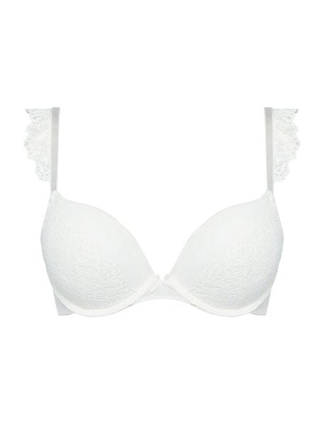 Hunkemöller Biustonosz push-up Posie PP Maximizer 302550 Biały. Białe biustonosze Hunkemöller, bez wzorów, z syntetyku. Za 99.99 zł.