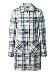 More & More Płaszcz przejściowy w kolorze kremowo-niebieskim rozmiar: 38. Brązowe płaszcze damskie More & More, bez wzorów, bez kaptura. Za 245.96 zł.