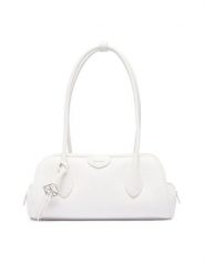 Calvin Klein Torebka Quilted Nylon Medium Shoulder Ba LV04F3743G Biały. Białe torebki klasyczne damskie Calvin Klein, z nylonu, bez dodatków. Za 649.99 zł.