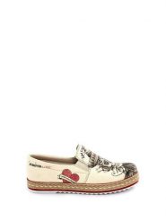 Goby Espadryle w kolorze beżowo-granatowym rozmiar: 39. Brązowe espadryle damskie Goby, bez wzorów, bez obcasa. Za 158.10 zł.