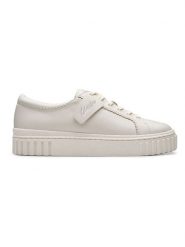 Clarks Skórzane sneakersy "Mayhill Walk" w kolorze kremowym rozmiar: 40. Brązowe obuwie sportowe damskie Clarks, bez zapięcia. Za 281.76 zł.