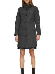 S.Oliver Płaszcz zimowy w kolorze antracytowym rozmiar: 46. Czarne płaszcze damskie S.Oliver, na zimę, s, bez wzorów, z puchu, bez kaptura. Za 300.21 zł.