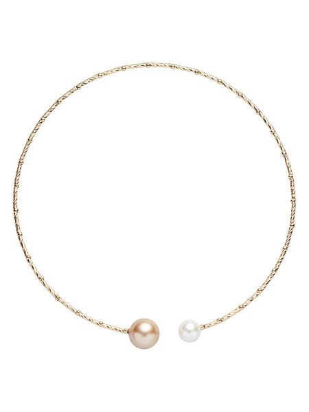 U.S. Polo Assn. Pozłacany naszyjnik z perłami syntetycznymi - Ø 13 cm rozmiar: onesize. Białe naszyjniki damskie U.S. Polo Assn., z perłą, metalowe. Za 218.57 zł.