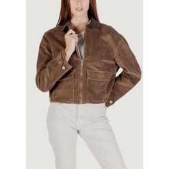 Kurtka Kobieta ONLY ONLGLOBAL L/S CORD JACKET CC PNT. Brązowe kurtki damskie Only, l, bez wzorów, bez kaptura. W wyprzedaży za 257.45 zł.