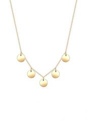 Elli Damskie Koło Geo Minimal w srebrze próby 925 Sterling Silver Naszyjniki 1 ct. Szare naszyjniki damskie Elli, srebrne. Za 288.99 zł.