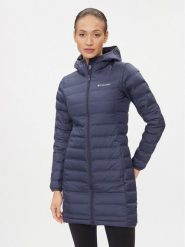 Columbia Kurtka puchowa Down Long Jacket 1859672 Granatowy Regular Fit. Niebieskie kurtki damskie Columbia, s, bez wzorów, z bawełny, bez kaptura. Za 499.99 zł.