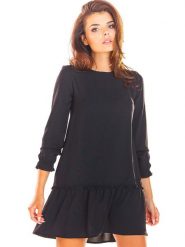 Awama Sukienka w kolorze czarnym rozmiar: XL. Czarne sukienki damskie Awama, bez wzorów, bez ramiączek. Za 61.02 zł.