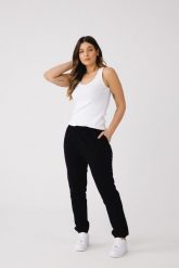 SPODNIE LOLA CZARNE XS - Flawless. Czarne spodnie dresowe damskie Flawless, bez wzorów, z bawełny. Za 224.00 zł.