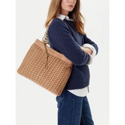 Torebka Nine West. Brązowe torebki klasyczne damskie Nine West, bez dodatków. Za 299.99 zł.