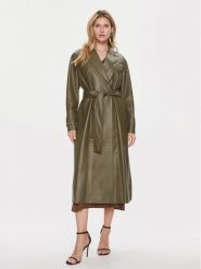 Boss Płaszcz przejściowy Sofiane 50505512 Brązowy Relaxed Fit. Brązowe płaszcze damskie Boss, bez wzorów, ze skóry, bez kaptura. Za 2,879.00 zł.