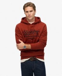 Superdry Outdoor Co Relaxed Hoodie – bluza z kapturem w kroju relaxed. Brązowe bluzy damskie Superdry, s, bez wzorów, z bawełny, z kapturem. Za 452.40 zł.