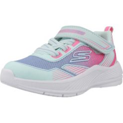 Buty SKECHERS MICROSPEC ADVANCE OASIS Niebieski. Niebieskie obuwie trekkingowe damskie Skechers, z syntetyku, bez zapięcia. Za 174.99 zł.