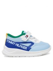 Tommy Hilfiger Sneakersy Low Cut Lace-Up/Velcro Sneaker T1B9-33868-1756 M Niebieski. Niebieskie buty sportowe chłopięce Tommy Hilfiger, z materiału, bez zapięcia. Za 189.99 zł.