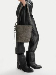 G-Star Raw Torebka EO-LDA8713 Szary. Szare listonoszki damskie G-Star Raw, bez wzorów, z materiału, bez dodatków. Za 199.99 zł.