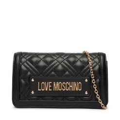 Torebka LOVE MOSCHINO. Czarne torebki wieczorowe damskie Love Moschino, bez wzorów, bez dodatków. Za 639.99 zł.