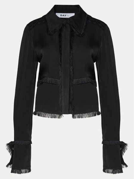 DAY BIRGER ÉT MIKKELSEN Koszula DAY65243508 190303 Czarny Regular Fit. Czarne koszule damskie DAY Birger et Mikkelsen, bez wzorów, z syntetyku, bez kołnierzyka, bez ramiączek. Za 569.99 zł.