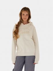 Guess Bluza J4RQ21 KA6R3 Beżowy Regular Fit. Brązowe bluzy dziewczęce Guess, z aplikacjami, z bawełny, bez ramiączek, bez kaptura. Za 289.99 zł.