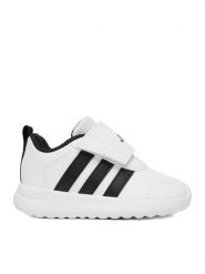Adidas Sneakersy C-VL MOVE I KI8129 Biały. Białe buty sportowe dziewczęce Adidas, ze skóry, bez zapięcia. Za 119.99 zł.