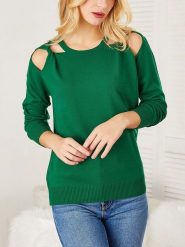 Milan Kiss Sweter w kolorze zielonym rozmiar: XL. Zielone swetry klasyczne damskie Milan Kiss, xl, bez kołnierzyka. Za 113.99 zł.