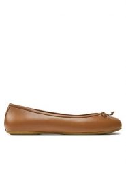 Geox Baleriny D Palmaria D25MUB 000TU C8156 Beżowy. Brązowe balerinki damskie Geox, bez wzorów, ze skóry. Za 254.99 zł.
