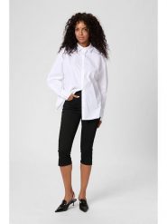 Kaffe Rybaczki dżinsowe - Skinny fit - w kolorze czarnym rozmiar: 38. Czarne rurki damskie Kaffe, bez wzorów, z podwyższonym stanem. Za 126.99 zł.