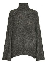 Pieces Sweter w kolorze khaki rozmiar: M. Brązowe golfy damskie Pieces, m, z wełny, bez kołnierzyka. Za 65.85 zł.