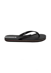 Japonki plażowe Gorilla Wear Kokomo Flip-Flops. Czarne klapki damskie GORILLA WEAR, bez wzorów, prążkowane, bez obcasa, bez zapięcia. Za 99.40 zł.