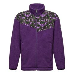 Bluza polarowa Salewa EAGLE ANNIVERSARY outdoor. Fioletowe bluzy damskie Salewa, xl, z aplikacjami, z polaru, bez kaptura. Za 636.00 zł.