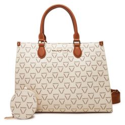 Torebka Valentino. Białe kuferki damskie Valentino, bez dodatków. Za 379.99 zł.