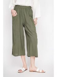 Le Jardin du Lin Spodnie w kolorze khaki rozmiar: 34. Brązowe spodnie materiałowe damskie Le jardin du lin, bez wzorów, z materiału. Za 139.95 zł.