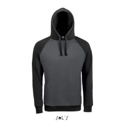 Bluza z kapturem Sol's Seattle. Czarne bluzy damskie SOL'S, l, bez wzorów, z bawełny, z kapturem. Za 173.25 zł.