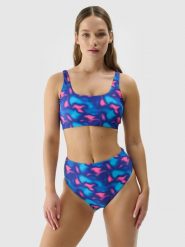 4F Dół od bikini damski - multikolor M. Bikini 4F, bez wzorów, z elastanu. W wyprzedaży za 39.99 zł.