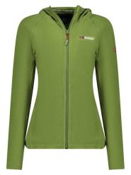 ANAPURNA Kurtka polarowa "Tugoodana" w kolorze zielonym rozmiar: M. Zielone kurtki damskie ANAPURNA, m, bez wzorów, z polaru, bez kaptura. Za 96.14 zł.