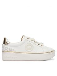 MICHAEL Michael Kors Sneakersy Jordana Finn MK03912101 Biały. Białe buty sportowe dziewczęce MICHAEL Michael Kors, bez wzorów, ze skóry, bez zapięcia. Za 449.99 zł.