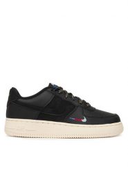 Nike Sneakersy Air Force 1 LV8 1 (GS) HQ1907 001 Czarny. Czarne buty sportowe dziewczęce Nike, ze skóry, bez zapięcia. Za 479.99 zł.