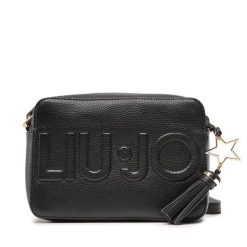 Torebka Liu Jo. Czarne listonoszki damskie Liu Jo, bez wzorów, bez dodatków. Za 289.99 zł.